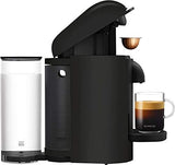 Nespresso VertuoPlus Coffee and Espresso Maker by Breville with Aeroccino, Matte Black