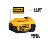 DEWALT 20V MAX Battery, Premium 4.0Ah (DCB204)