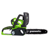 Greenworks 12-Inch 40V Cordless Chainsaw, 2.0 AH Battery Included 20262