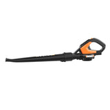 WORX WG545.1 AIR 20V PowerShare Lightweight Cordless Battery-Powered Leaf Blower/Sweeper with Accessory Attachments and Bag