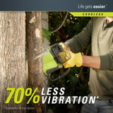 Greenworks 16-Inch 40V Cordless Chainsaw, 4.0 AH Battery Included 20312