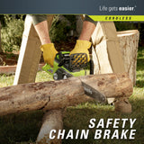 Greenworks 16-Inch 40V Cordless Chainsaw, 4.0 AH Battery Included 20312