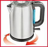 GOLDA INC. Stainless Steel Turkish Tea Maker, Samovar, Electric Kettle, with Boil-Dry Protection