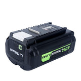 Lasica OP4050A 40V 6000mAh Lithium Battery for Ryobi 40-Volt Collection Cordless Power Tools Li-ion Battery OP4015 OP4026 OP40201 OP40261 OP4030 OP40301 OP4040 OP40401 OP4050 OP40501 OP40601