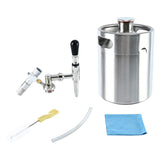 YaeBrew 64 Oz Mini Stainless Steel Homebrew Coffee Keg System Kit, Nitro Cold Brew Coffee Maker 64 Ounce, Best Gift for Coffee Lovers DIY