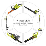 Lasica OP4050A 40V 6000mAh Lithium Battery for Ryobi 40-Volt Collection Cordless Power Tools Li-ion Battery OP4015 OP4026 OP40201 OP40261 OP4030 OP40301 OP4040 OP40401 OP4050 OP40501 OP40601