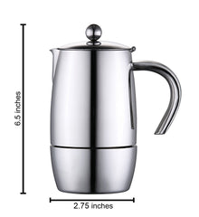 Cuisinox COF-L3 Liberta 3-Cup Espresso Coffeemaker