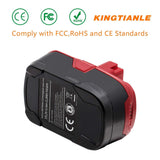 2Packs Upgraded to 5.0Ah Lithium C3 Battery for Craftsman 19.2 Volt Battery DieHard 315.115410 315.11485 130279005 1323903 120235021 11375 11376 Cordless Battery