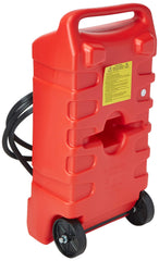 DuraMax Flo n' Go LE Fluid Transfer Pump and 14-Gallon Rolling Gas Can