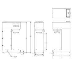 BUNN 33200.0010 VPR APS Commercial Pour Over Air Pot Coffee Brewer (120V/60/1PH)