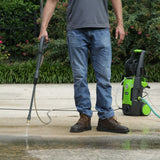 Greenworks 1700 PSI 13 Amp 1.2 GPM Pressure Washer with Hose Reel GPW1702