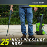 Greenworks 1700 PSI 13 Amp 1.2 GPM Pressure Washer with Hose Reel GPW1702
