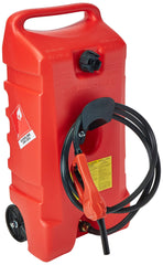 DuraMax Flo n' Go LE Fluid Transfer Pump and 14-Gallon Rolling Gas Can