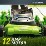 Greenworks 20-Inch 12 Amp Corded Lawn Mower 25022 (Renewed)