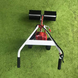 TFCFL 43CC Gas Powered Walk Behind Snow Sweeper Power Brush Sweeper Broom Hand Held Concrete Cleaning Driveway