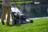 Earthwise 65821 58 Volt 3-in-1 Cordless Electric Push Lawn Mower 21-Inch (4Ah Battery and Charger Included)