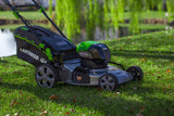 Earthwise 65821 58 Volt 3-in-1 Cordless Electric Push Lawn Mower 21-Inch (4Ah Battery and Charger Included)